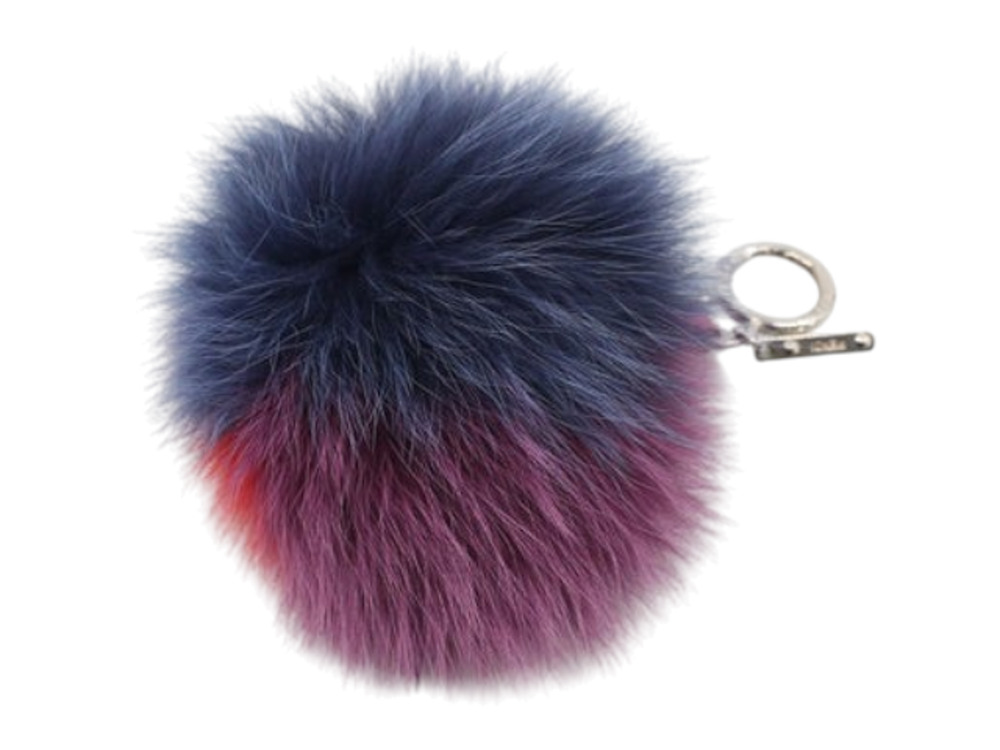 7344 - Fendi Pom Pom Keychain Charm - New